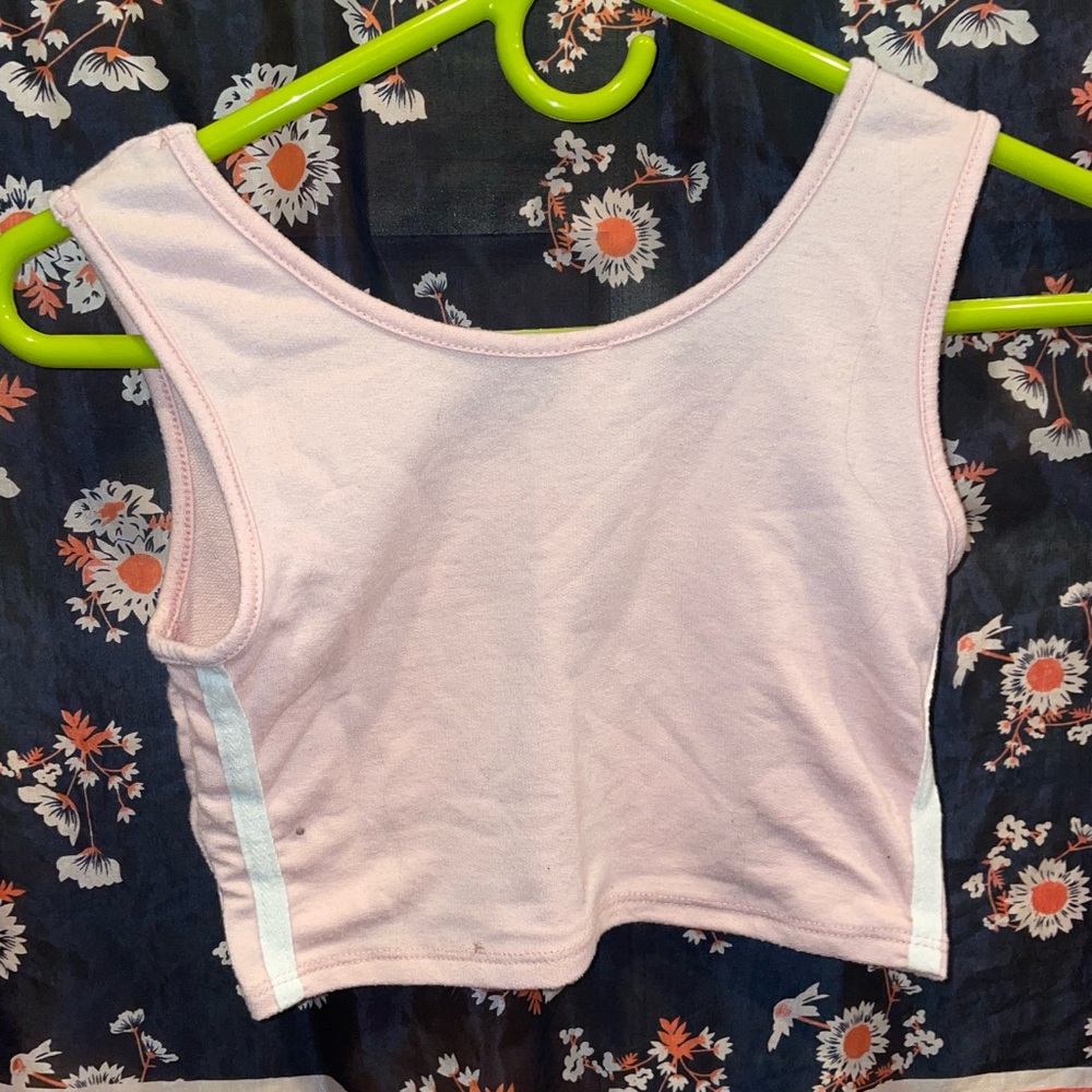 Light Pink Women's Crop Top